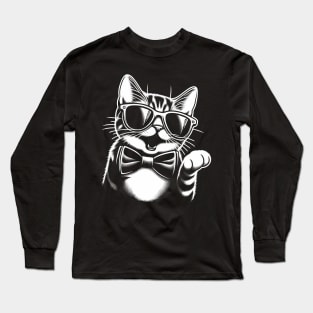 Thoughtful Cat Let Me Interject Long Sleeve T-Shirt